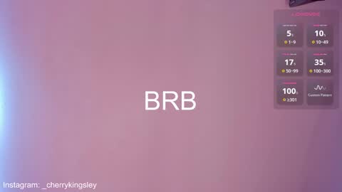 Snapshot of _cherrykingsley1 chatting on February 19, 2:22 pm Cherrykingsley online show from February 19, 2:22 pm