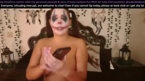 Snapshot of _isabelleraven chatting on January 17, 6:15 am IsabelleRaven online show from January 17, 6:15 am