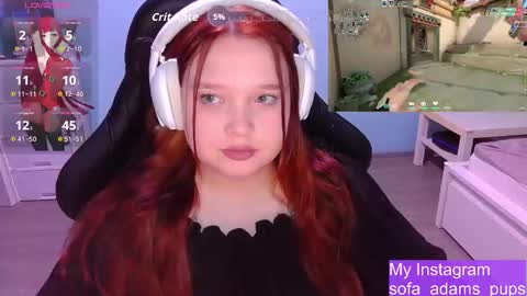 Snapshot of _sofia_adam_ chatting on September 16, 5:43 am pups online show from September 16, 5:43 am