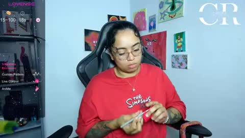 Snapshot of alesyahampton chatting on September 19, 3:21 am Crespa Ruidosa online show from September 19, 3:21 am