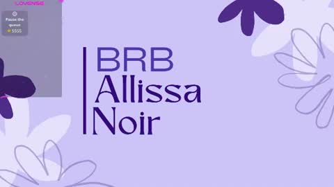 Allissa  online show from June 20, 2:40 am