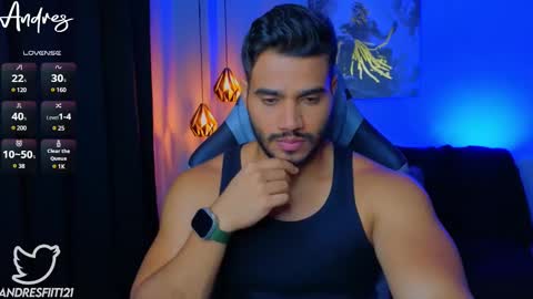 Snapshot of andresfiit chatting on February 19, 2:55 am Andres online show from February 19, 2:55 am
