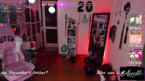 Anette Scorpio online show from April 24, 12:12 am