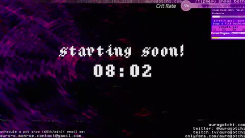Aurora  Aura online show from February 17, 4:20 am