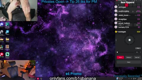 b1gbanana online show from February 22, 4:51 am
