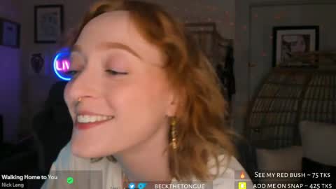 Beck the tongue online show from April 29, 10:25 pm