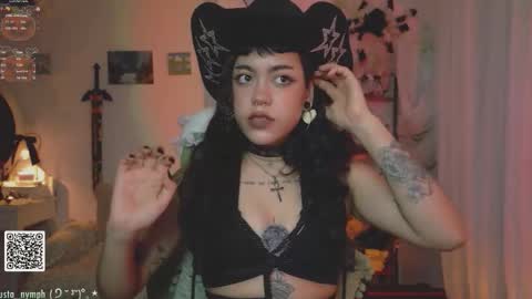   Im Nym  Justa nymph on twitter and IG online show from October 13, 3:08 am