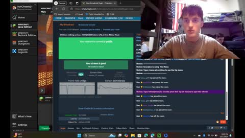 Brice Jico online show from December 2, 3:19 am