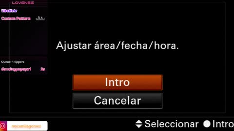 Camila online show from February 28, 12:32 am