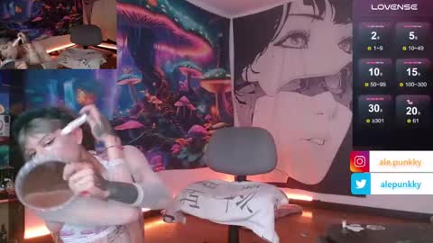 Snapshot of charlotbelucci_ chatting on March 6, 11:14 am Ale punky online show from March 6, 11:14 am