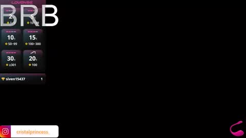 Cristal  online show from February 11, 10:35 pm