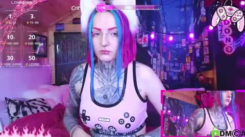 Snapshot of cybernekko chatting on December 9, 1:40 am Neko online show from December 9, 1:40 am