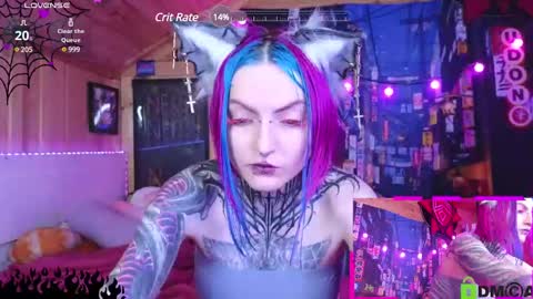 Snapshot of cybernekko chatting on February 9, 7:37 am Neko online show from February 9, 7:37 am