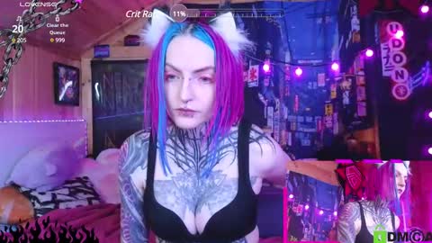 Snapshot of cybernekko chatting on February 13, 8:48 am Neko online show from February 13, 8:48 am