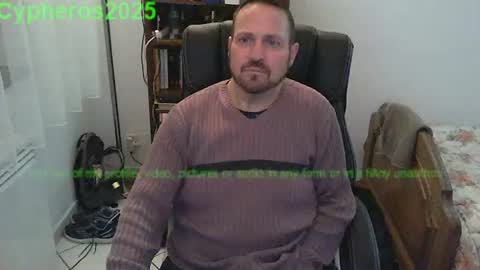 Snapshot of cypheros2025 chatting on March 2, 7:23 pm Chris online show from March 2, 7:23 pm
