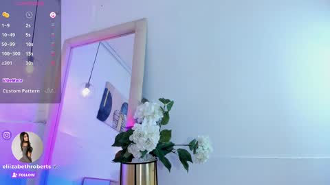 Snapshot of eliizabeth_roberts chatting on March 8, 7:38 am E L I I Z A B E T H online show from March 8, 7:38 am