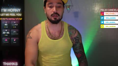 Felix Candela  online show from June 7, 1:55 am