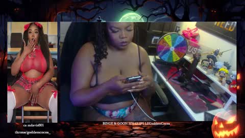 Goddess Cocoa online show from October 15, 8:59 am