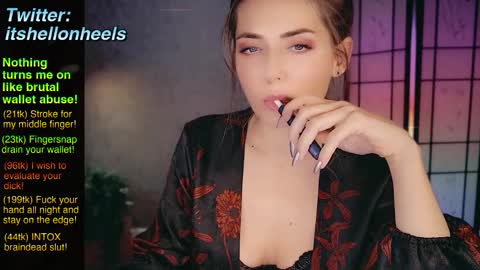Snapshot of hell_on_heels_ chatting on January 23, 3:16 am - show loyalty and subscribe - online show from January 23, 3:16 am