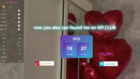 Snapshot of jane_meys chatting on February 20, 11:20 am your kitty JANE roawww online show from February 20, 11:20 am