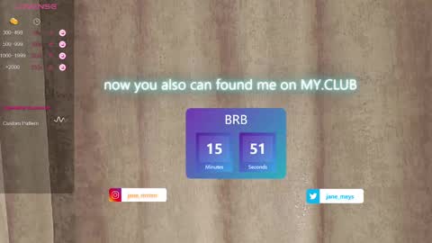 Snapshot of jane_meys chatting on February 25, 11:21 am your kitty JANE roawww online show from February 25, 11:21 am
