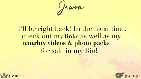 Jiwon online show from December 26, 8:18 am