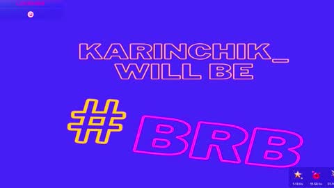 Karina online show from October 1, 7:02 pm