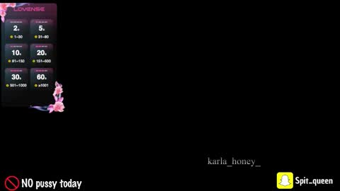 Karla online show from December 18, 7:09 pm