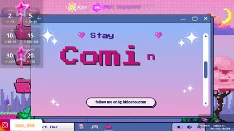 Snapshot of khloe_houston chatting on March 8, 12:41 pm Khloe online show from March 8, 12:41 pm
