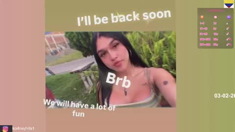 Kortneyhills - Aries online show from February 4, 3:10 am