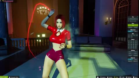 Snapshot of latina_french chatting on October 4, 3:21 pm leidy online show from October 4, 3:21 pm
