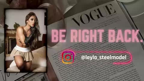 INSTA leylasteel model         online show from June 5, 3:39 pm