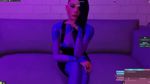 Snapshot of little_doll25 chatting on January 19, 3:29 am Succubus Blue online show from January 19, 3:29 am