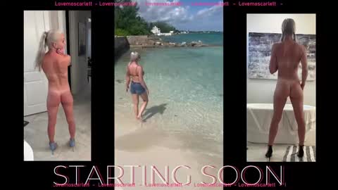 Snapshot of lovemoscarlett chatting on January 19, 8:30 pm Scarlett online show from January 19, 8:30 pm