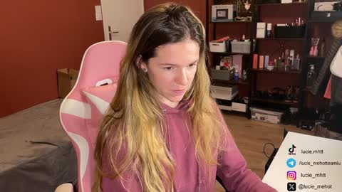 Lucie hot follow me on  online show from December 3, 10:45 am