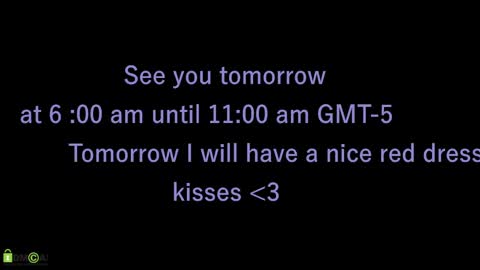 Maya online show from February 27, 1:19 am