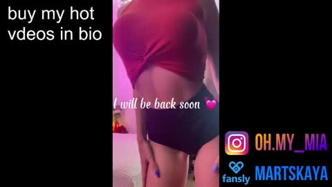 Mia Martskaya online show from October 14, 10:07 am