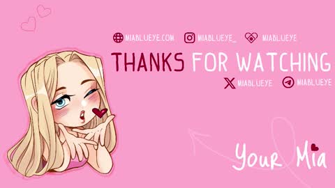 miablueye online show from February 23, 9:50 pm