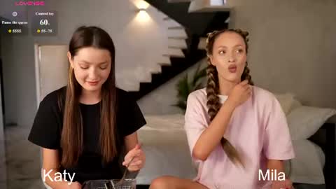 Mila and Katy online show from June 13, 10:36 am