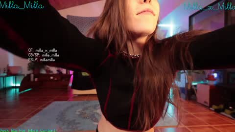 Snapshot of milla_milla chatting on January 5, 5:30 am milla_milla online show from January 5, 5:30 am
