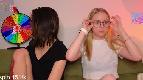 MilaBlack and  StacyBlonde Today unboxing Lovens OMG online show from February 17, 8:19 pm