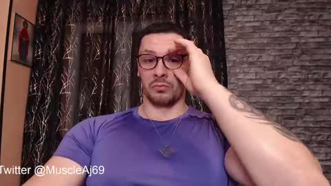 Snapshot of muscleaj69 chatting on January 26, 5:23 pm AJ online show from January 26, 5:23 pm