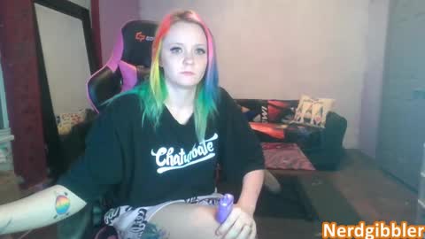 Snapshot of nerdgibbler chatting on February 15, 12:37 am NerdGibbler online show from February 15, 12:37 am