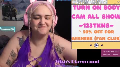 Wishs Playground online show from April 10, 9:25 am