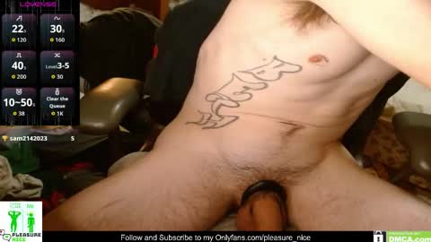 Nick Pleasure Nice online show from May 16, 1:46 am