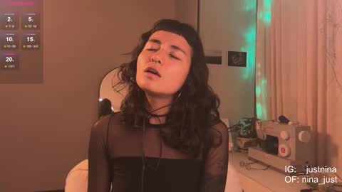 Nina.  online show from February 24, 12:30 am