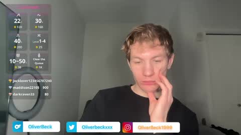 Oliver Beck online show from April 11, 8:02 pm