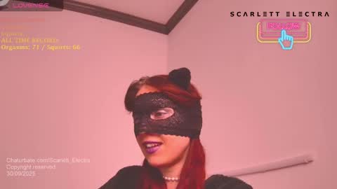 SCARLETT ELECTRA  -  online show from September 30, 4:06 pm