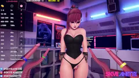 SkyeAnette online show from September 27, 1:25 am