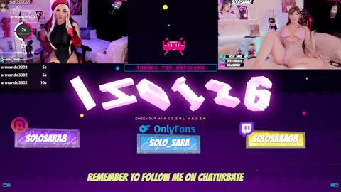 Snapshot of solosara8 chatting on December 2, 8:47 am saraIG Solosara8 online show from December 2, 8:47 am